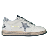 Golden Goose Ball Star Sneakers / Trainers Beige / Cream / Silver / Black